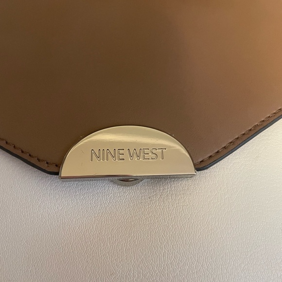 Nine West Brown & Cream Shoulder Bag - Picture 2 of 6